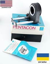 SET attacchi MACRO DDR Pentacon vintage soffietti per fotocamere M42 SCATOLA