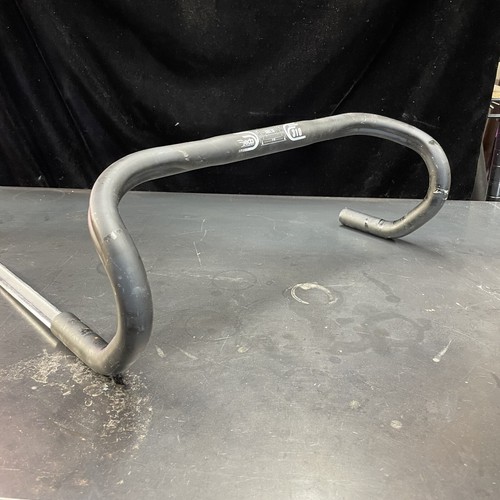 Black deda dropbar 415mm x - dropbar,