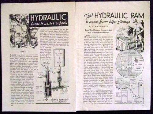 Pompa acqua ram idraulica - pompa,