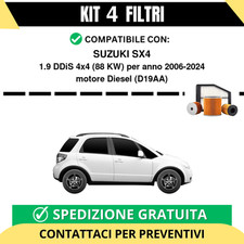 Kit 4 Filtri Tagliando per