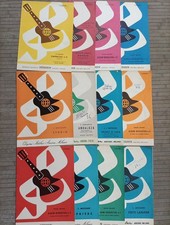 LOTTO 12x SPARTITI PER CHITARRA BERBEN Abloniz Mozzani Paganini Beethoven