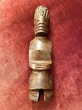 Polinesia TIKI STATUE 1970 circa. Polynesian wooden TAHITI tribal ancestor