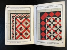 Caglieri Carlo, Torino. Pavimenti in cemento e tomette (Catalogo)
