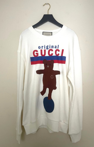 Autentica felpa gucci cotone - autentica,