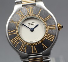 Orologio al quarzo unisex vintage [Exc+5] Cartier Must de Cartier 21 30 mm da...