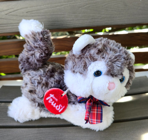 Trudi gatto peluche alto - gatto,