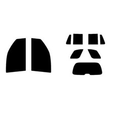 Per Chevrolet Trailblazer 2002-06 Completo Pre Taglio Finestrino Tinta Kit Ant.