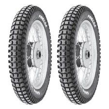 COPPIA GOMME PIRELLI 2.75-21 45P + 4.00-18 64P MT43 PRO TRIAL