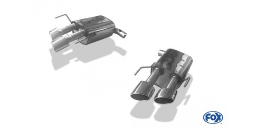 Silenziatore fox 2x106x71 - silenziatore,