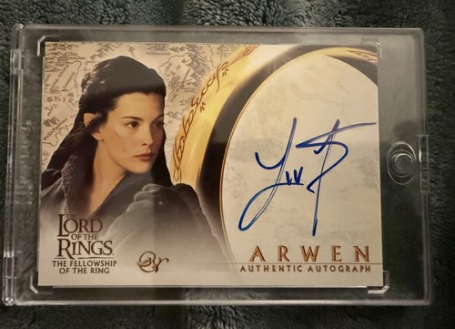 Autografo liv tyler arwen - liv, 2001