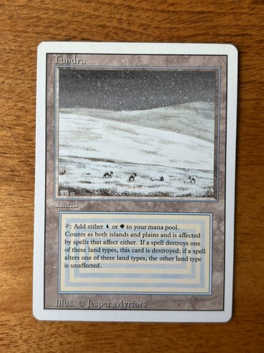 Mtg revised tundra - magic, the