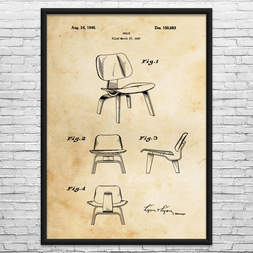 1948 sedia brevetto wall - sedia,