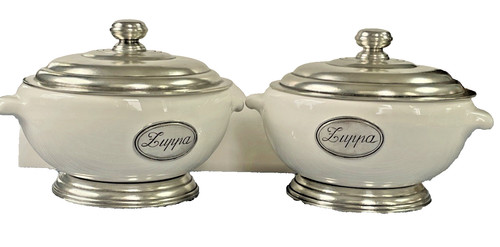 Zuppiera zuppa peltro - in,