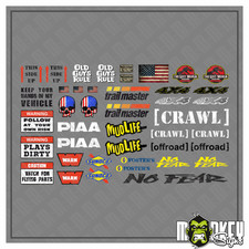 Set adesivi multipezzo RC