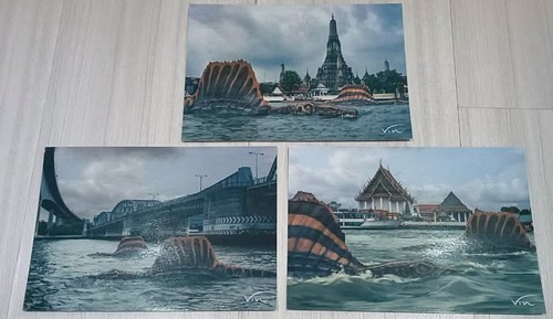 Cartolina promo jurassic - 3x,