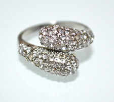 Anello donna argento strass