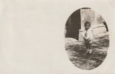 B3 -  Foto Photo Fotografia Fotocartolina Anni 30 - Bambino abito estivo