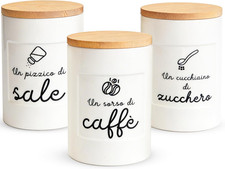 Set barattoli ceramica sale - set,