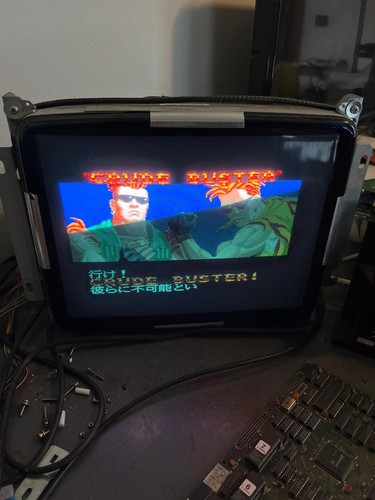Crude buster pcb arcade - buster,