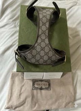 Gucci Dog Harness GG Pattern