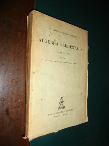 Amaldi enriques algebra - enriques, ;