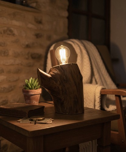 Lampada design rustico - rustico, in