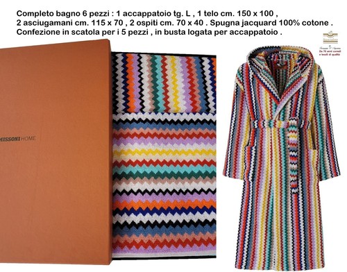 Set spugne missoni completo - set,