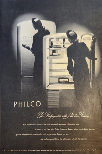 Radio philco 1947 frigorifero - radio,