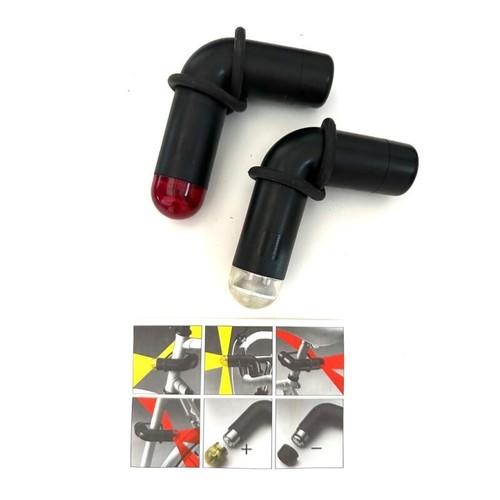 Coppia luci bici vintage - luci,