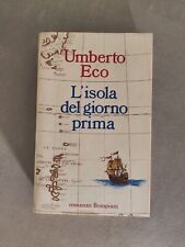L'isola del giorno prima Umberto Eco I° edizione settembre 1994
