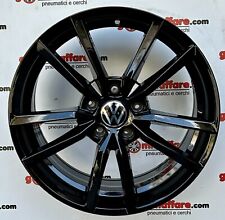 4 cerchi lega nuovi volkswagen golf serie 5-6-7-8 r17 nero lucido lt002549