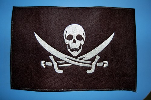 Toppa ricamata pirata con - toppa,