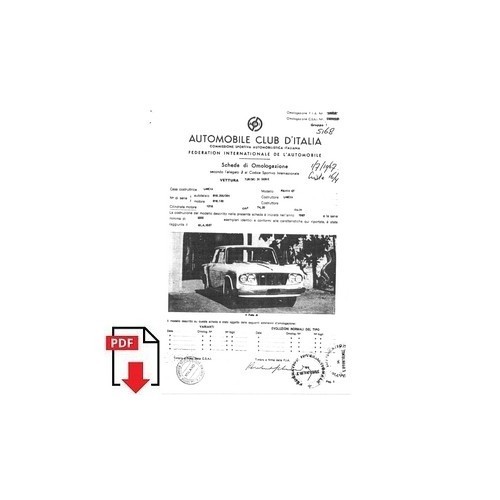 1967 lancia fulvia - fulvia, scheda