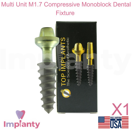 Apparecchio dentale monoblocco