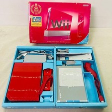 Nintendo Wii Super Mario Bros 25th Anniversary Limited Edition Console Rossa Usata