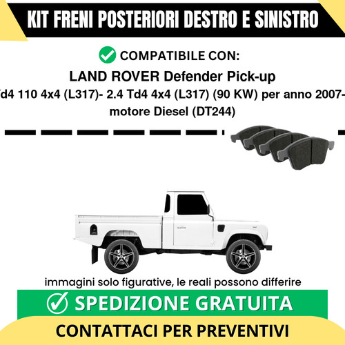 Pastiglie freno posteriori - pastiglie,