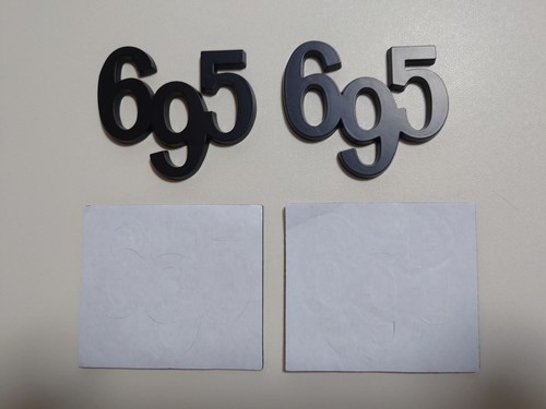 Genuine design695 metal badge - design695,