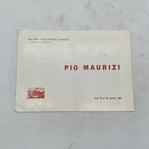 Invito mostra arte pio - invito,