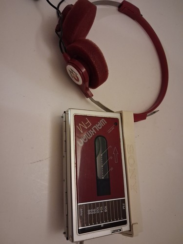 Walkman sony rosso metallo - sony,