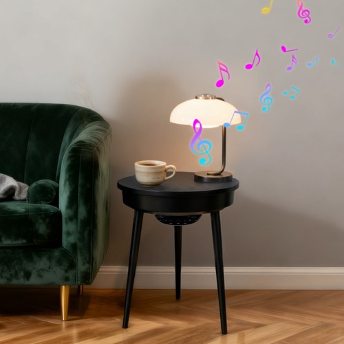 Comodino led altoparlante - led,