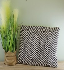 Cuscino spargibile tessuto zig zag cuscino poltrona divano con interno - 45 cm x 45 cm ✨