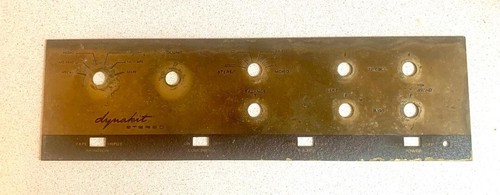 Dynaco pas2 piastra frontale - piastra,
