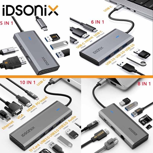 Adattatore hub usb hdmi - c, 4k