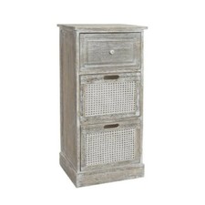 CASSETTIERA PROVENZALE LEGNO FRANCESE LIVING CHIC  cm 40 x 30 H90 Mobili Shabby