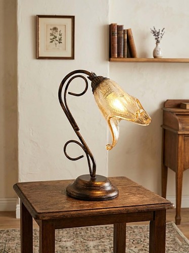 Lumetto luce ferro battuto - lumetto,