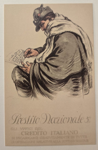 Lotto cartoline prestito - lotto,