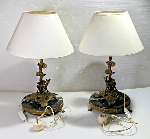 Coppia lampade tavolo - coppia, da