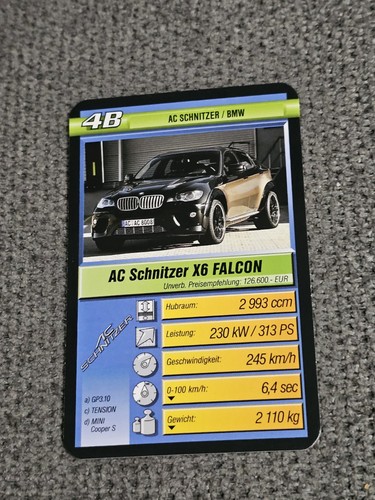 Schnitzer falcon car - x6,