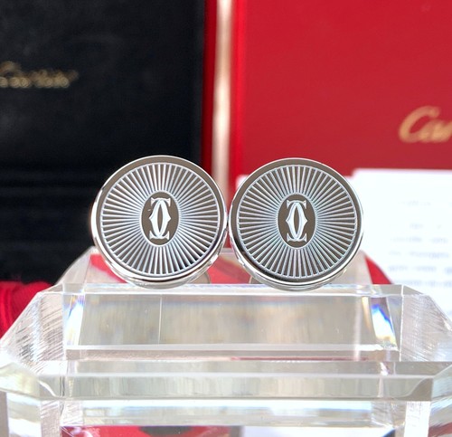 Gemelli cartier doppia logo - gemelli, c