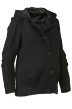 Cappotto premaman lana nero -